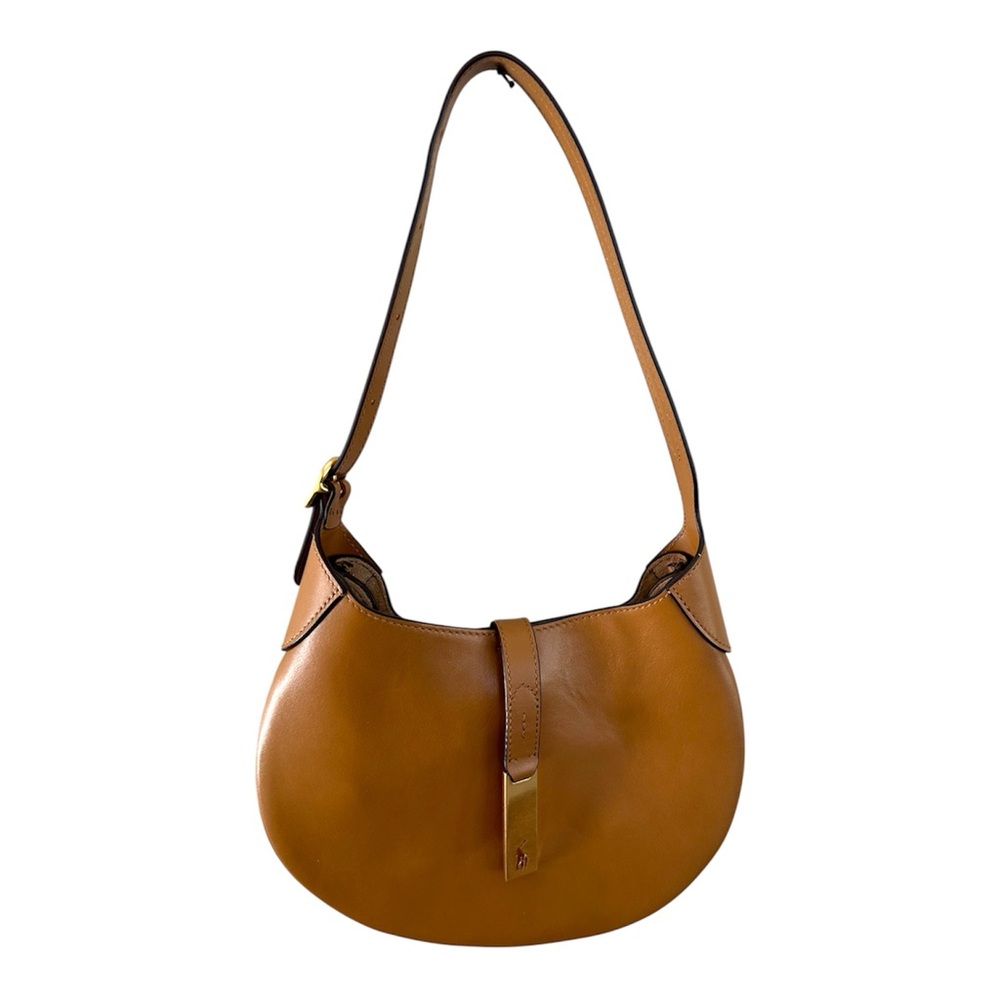 Polo Ralph Lauren Polo ID Calfskin Small Shoulder Bag